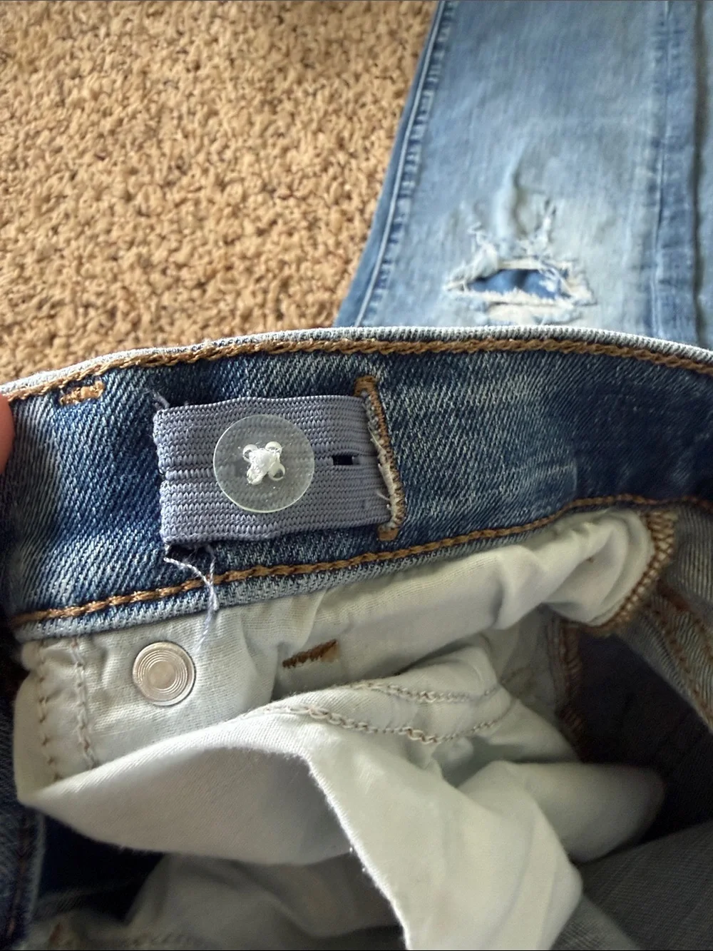 Old Navy Light Blue Distressed Kids' Jeans